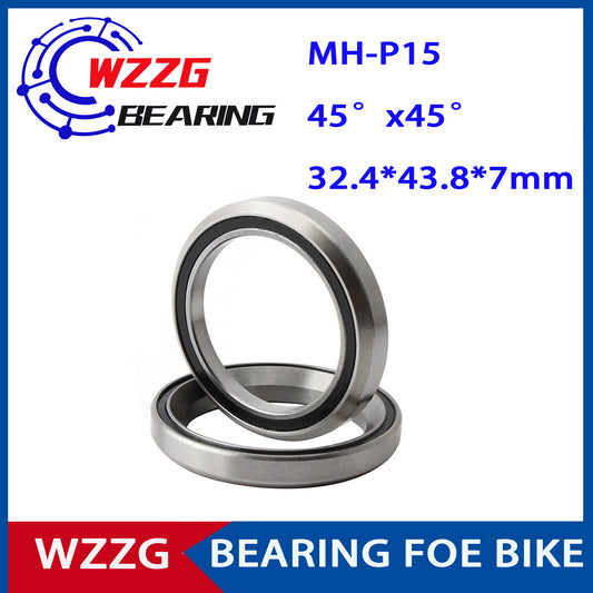 MH-P15 2pcs/lot 32.4*43.8*7mm 45/45 bicycle bowl headphone bearings