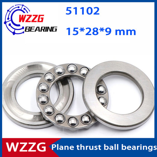 WZZG 51102(20pcs/lot) High quality 8102 plane thrust ball bearings 15*28*9mm