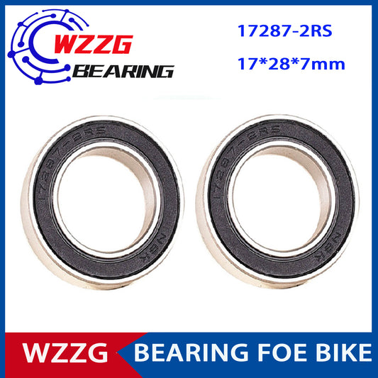 Hybrid ceramic ball Bearing 17287-2RS (1pcs)17x28x7 mm Bike Bottom Bracket and Spare Parts Si3N4 Ball Bearing 17287-2RS