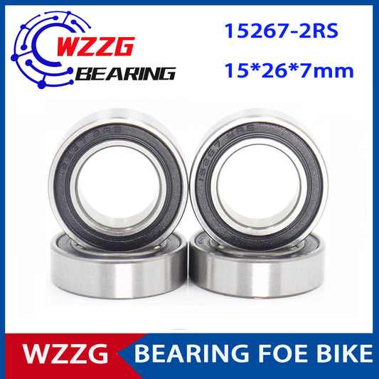 Stainless steel mountain bike hub bearing 15267-2RS(10pcs/lot)) 15*27*6mm