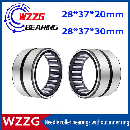 WZZG 4pcs needle roller bearings NK28/20 NK28/30 28*37*20mm 28*37*30mm