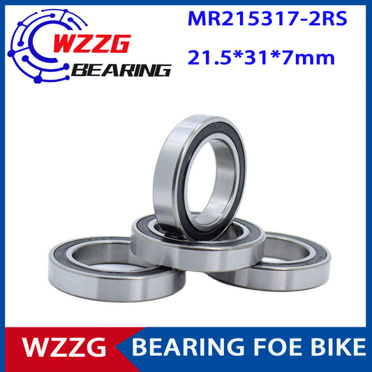 High quality MR21531-2RS 10pcs/lot 21.5*31*7 mm bicycle full complement ball bearing (maximum bearing) 215317 215317-2RS
