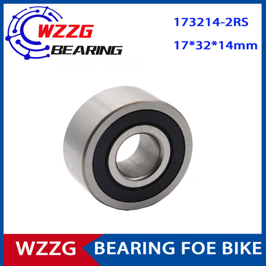 173214-2RS 4PCS/lot High precision bicycle double row angular contact ball bearings  17*32*14 mm