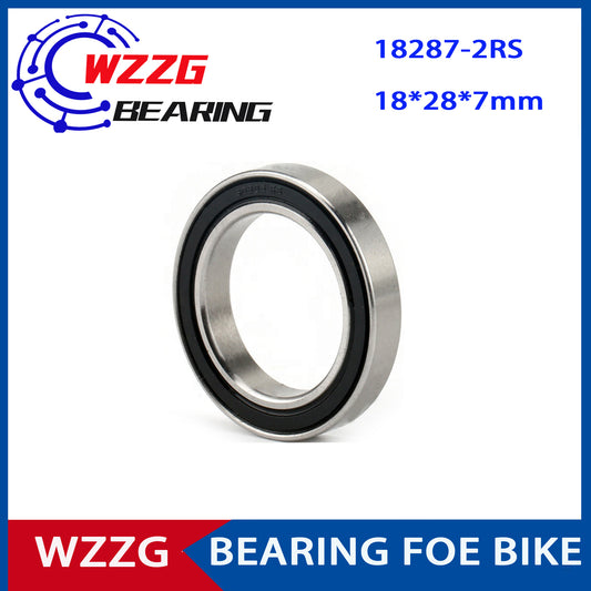 Hybrid ceramic ball Bearing 18287-2RS (1pcs) 18x28x7 mm Bike Bottom Bracket and Spare Parts Si3N4 Ball Bearing 18287-2RS