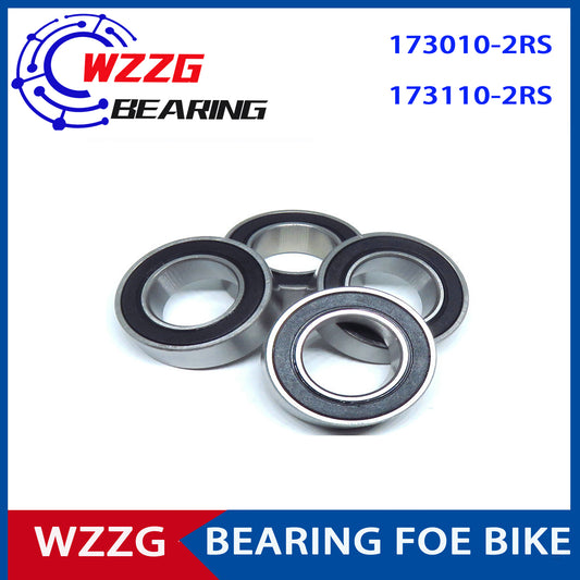 10PCS/lot 173010 173110 2RS non-standard deep groove ball bearing for bicycle center axle bearing MR173010 173110-2RS