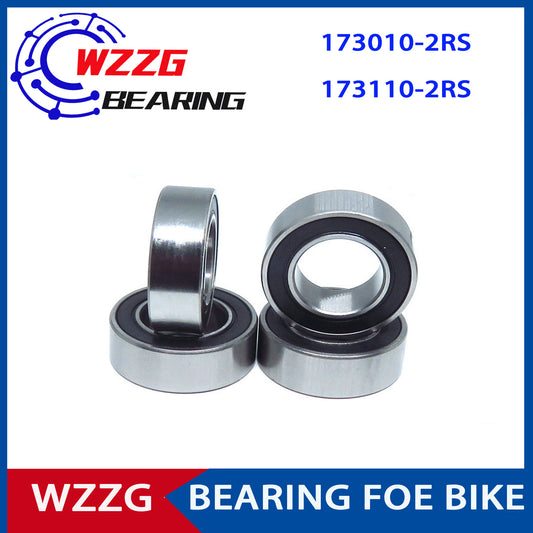 10PCS/lot 173010 173110 2RS non-standard deep groove ball bearing for bicycle center axle bearing MR173010 173110-2RS