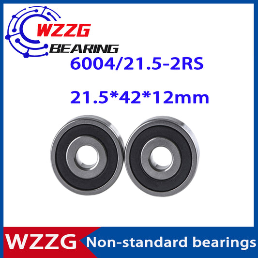 Direction machine non-standard bearing 6004/21.5-2RS (4pcs/lot) 6004LUV 21.5*42*12mm