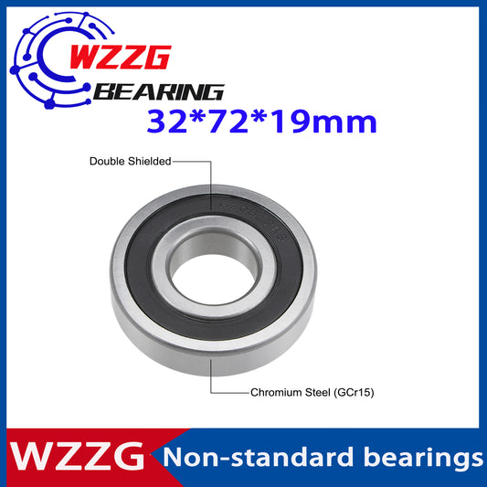 6306/32-2RS  2Pcs/lot High quality Non-standard bearings 32*72*19mm deep groove ball bearing