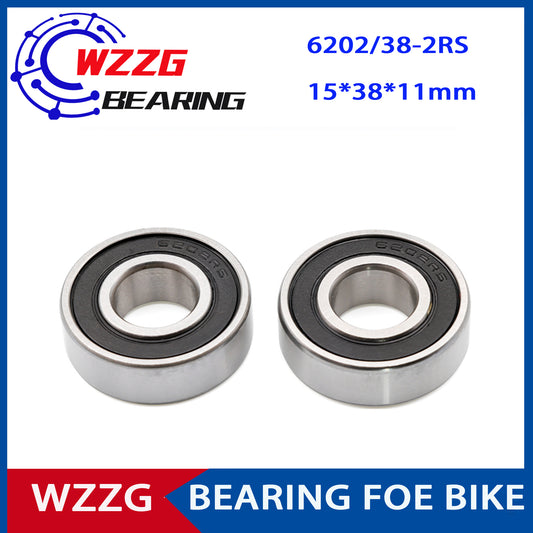 Non-standard deep groove ball bearings 6202 6202/38-2RS (4pcs/lot)15*38*11 inner diameter 15 outer diameter 38 thickness 11