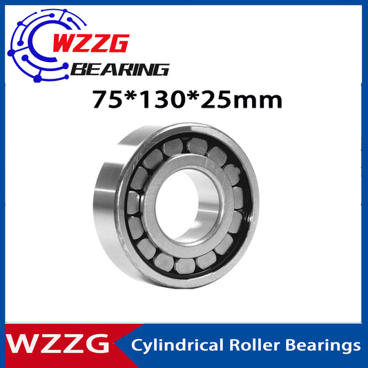 WZZG 1PCS High quality cylindrical roller bearings N215J NJ NU215J NCF215 NJ215V  75*130*25mm
