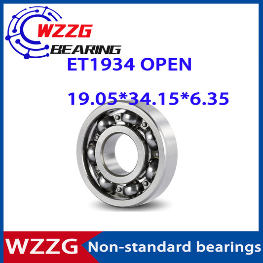 WZZG Car steering machine non-standard bearings ET1934 open (4PCS) size 19.05*34.15*6.35mm
