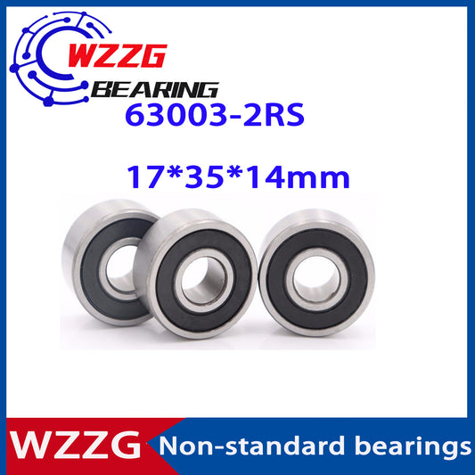WZZG 63003-2RS Non-standard 173514 Ball Bearings 17*35*14 mm ( 6 Pcs ) Bearing