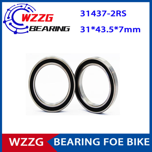 10Pcs/lot 31437-2RS 31x43.5x7mm bicycle bearing headset replacement service bearings