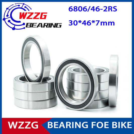 10pcs/lot Bicycle axle bearing repair parts MR30467 6806 46-2RS HL001304607A 30*46*7mm