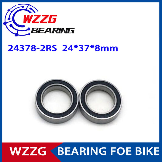 24378-2RS Hybrid Ceramic Bearing 24*37*8 mm ( 1 PC ) Bicycle Hub 24378RS Si3N4 Ball Bearing 24378-2RS MR24378 H8 2RS
