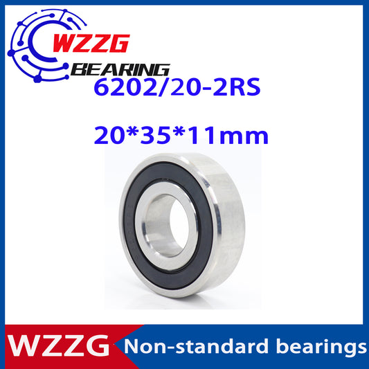 6202/20-2RS  4Pcs/lot High quality Non-standard bearings  20*35*11 mm deep groove ball bearing