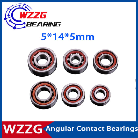 WZZG 10PCS/lot 705 705C  5*14*5 mm Miniature Angular Contact Bearings
