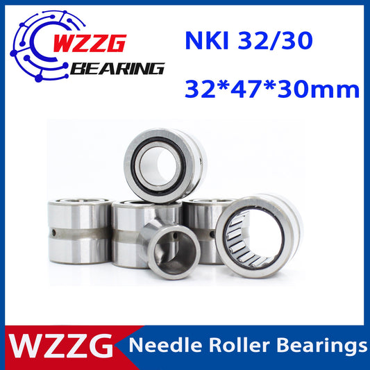 WZZG NKI 32/20  NKI 32/30 2pcs/lot  bearings 32*47*20  32*47*30 MM solid ring needle roller bearing with inner ring