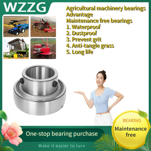 WZZG 2pcs/lot Maintenance-free outer spherical bearing SB205 special bearing for agricultural machinery