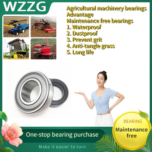 WZZG 2pcs/lot Maintenance-free outer spherical bearing SA206 FH206 30*62*35.7MM special bearing for agricultural machinery