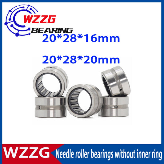 WZZG 4pcs needle roller bearings NK20/16 NK20/20 inner diameter 20mm outer diameter 16 20 mm