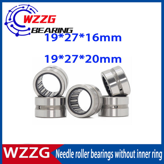 WZZG 6pcs needle roller bearings NK19/16 NK19/20 inner diameter 19mm outer diameter 16 20 mm