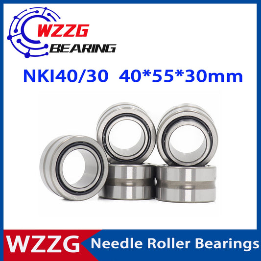 WZZG NKI 40/20  NKI 40/30 ( 2 PCS/lot )  bearings  40*55*20  40*55*30 mm solid ring needle roller bearing with inner ring