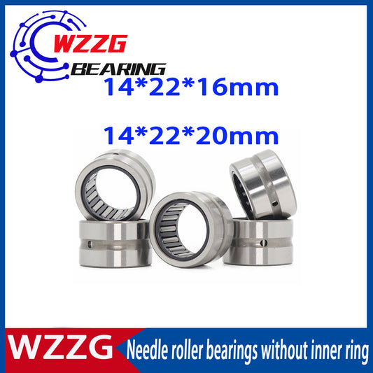 WZZG 10pcs needle roller bearings NK14/16 NK14/20 inner diameter 14mm outer diameter 16 20 mm