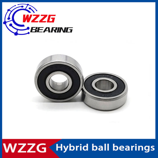 WZZG 2PC/lot 6000-2RS bicycle hybrid ceramic ball bearings 10*26*8mm hub bearings