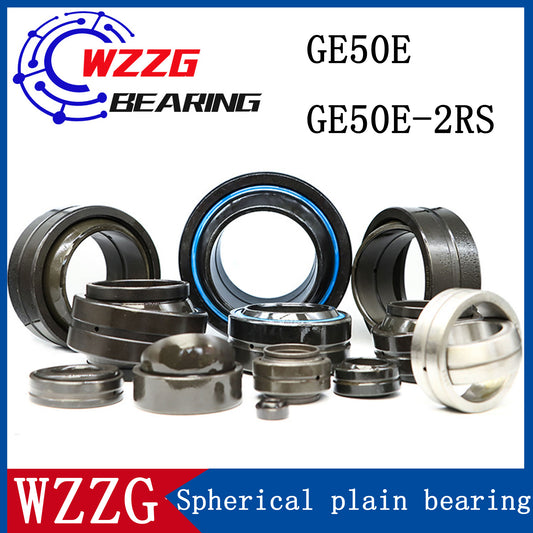 WZZG GE50E 4pcs/lot Joint Bearings GE Series Spherical Plain Radical Bearings GE50E-2RS Size 50*75*35 mm