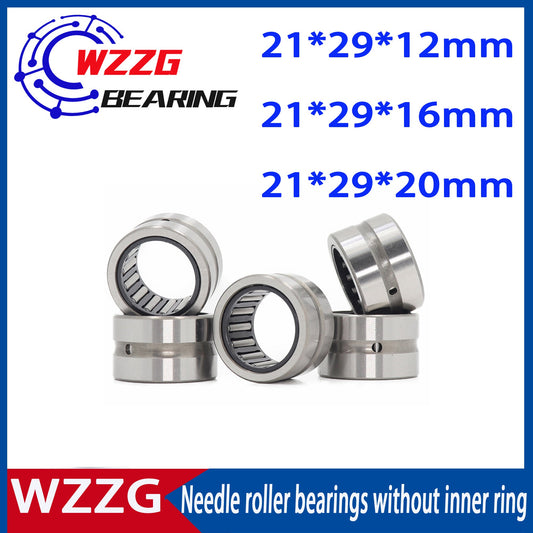 WZZG 6pcs needle roller bearings NK21/12 NK21/16 NK21/20 inner diameter 21mm outer diameter 12 16 20 mm
