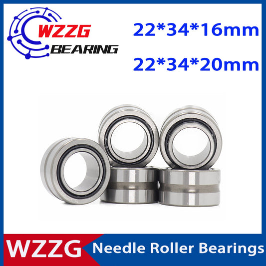 WZZG NKI 22/16 NKI 22/20 bearing 22*34*16 22*34*20mm ( 4 PCS/lot ) solid ring needle roller bearing with inner ring