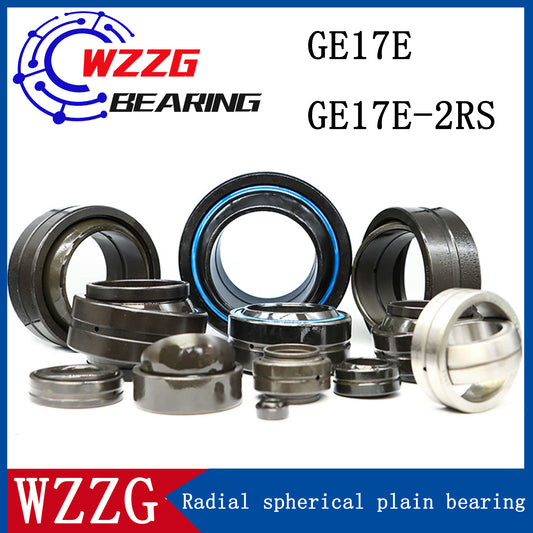 WZZG GE17E 20pcs/lot Joint Bearings GE Series Spherical Plain Radical Bearings GE17E-2RS Size 17*30*14 mm