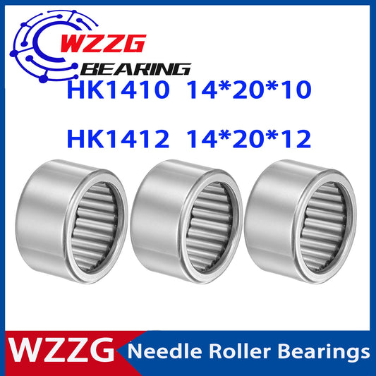 WZZG 30pcs HK1410 HK1412 HK1416 HK141817 Drawn cup cage needle roller bearings
