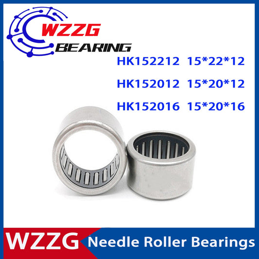 WZZG 20pcs HK152212 HK152012 HK152016 Drawn cup cage needle roller bearings