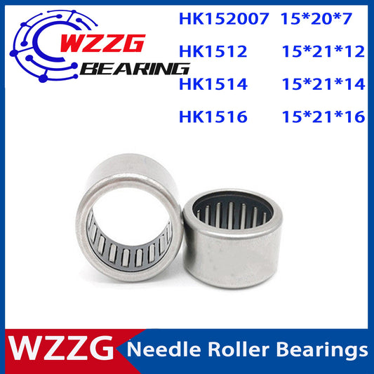 WZZG 20pcs HK152007 HK1512 HK1514 HK1516 HK1522 Drawn cup cage needle roller bearings