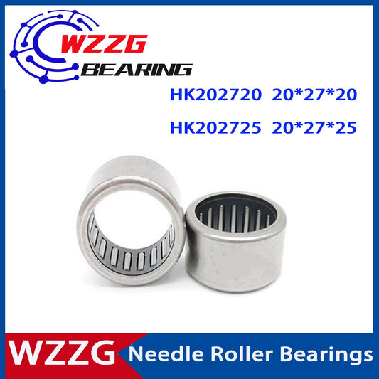 WZZG 10pcs HK202720 HK202725 HK202730 Drawn cup cage needle roller bearings
