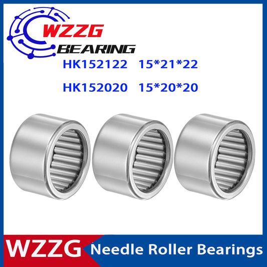 WZZG 20pcs HK152122 HK152020 Drawn cup cage needle roller bearings