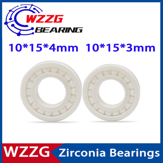WZZG 6700 Full ceramic zirconia bearing 1PC 10*15*3 mm 10*15*4mm ceramic ball bearing 6700CE