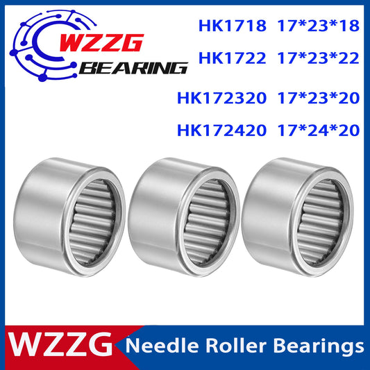 WZZG 20pcs HK1718 HK1722 HK172320 HK172420 Drawn cup cage needle roller bearings