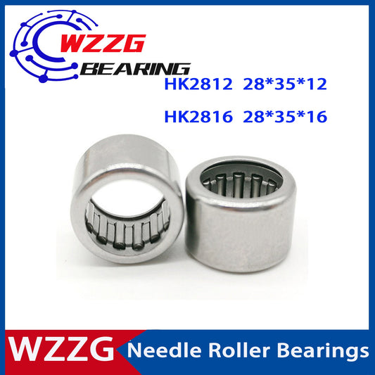 WZZG HK2812 HK2816 HK283730( 10pcs/lot ) Drwan Cup Caged Needle Roller Bearing inner diameter 28 outer diameter 35 37 height 12 16 30mm