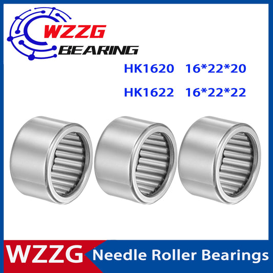 WZZG 10pcs HK1620 HK1622 Drawn cup cage needle roller bearings high quality mechanical bearings