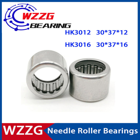WZZG HK3012 HK3016 HK3019 HK3020 HK3024( 10pcs ) Drwan Cup Caged Needle Roller Bearing inner diameter 30 outer diameter 37 height 12 16 18 20 24mm