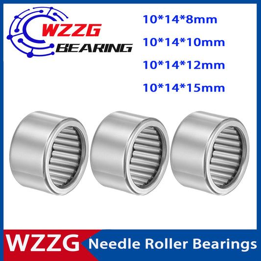 WZZG HK1008 HK1010 HK1012 HK1015 HK101610 HK101612 HK101615 40pcs/lot Drawn cup cage needle roller bearings