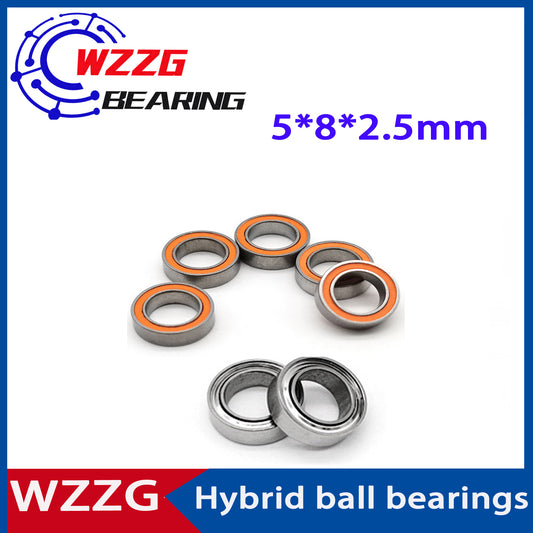 WZZG 4PC/lot SMR85 stainless steel hybrid bearings 5x8x2.5 mm