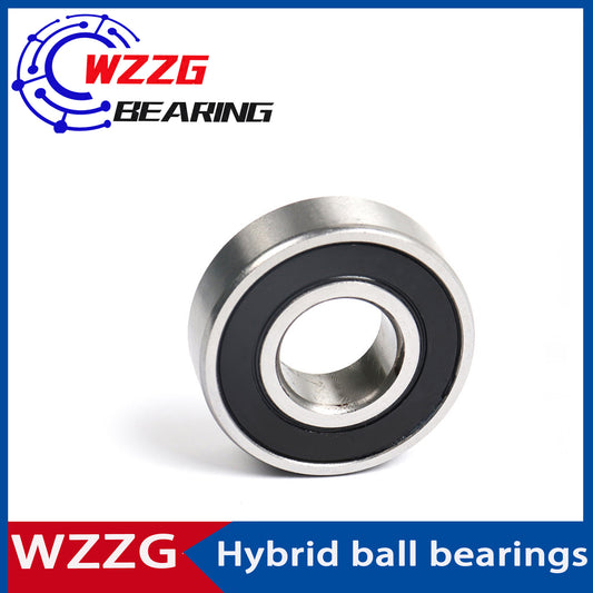 WZZG 1pcs S6303 stainless steel hybrid ceramic ball bearing 17*47*14mm high-speed maintenance-free bearing