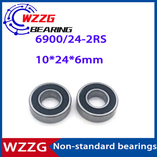 WZZG 10PCS High quality non-standard bearing 6900/24-2RS size 10*24*6mm