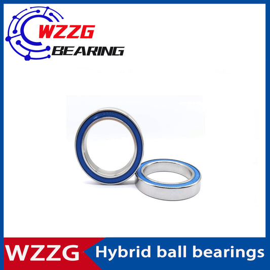 WZZG 1PC S6806-2RS bicycle mid-shaft high-speed stainless steel hybrid ceramic bearing 30*42*7mm