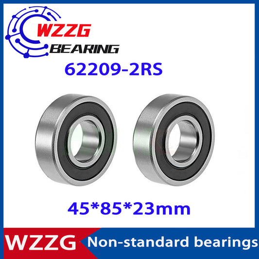 WZZG 1PCS 6209 non-standard thick bearing 62209-2RS size 45*85*23mm