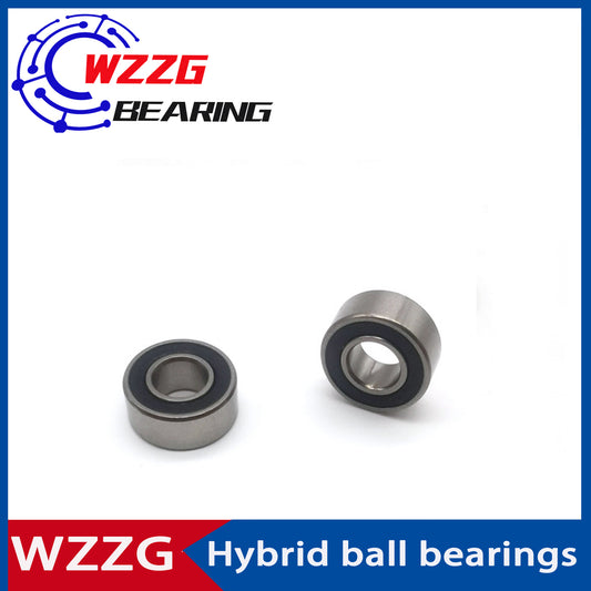 WZZG 4PC S686 stainless steel hybrid ceramic ball bearing 6*13*5mm bearing 2RS sealing cover